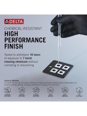 Naque Musluk Arvo Pull- Yaygın Banyo Bataryası, Mat Siyah Yüksek Ark 3 Delikli Püskürtücülü Banyo Lavabo Bataryası, Mat Siyah 35840LF-BLPD