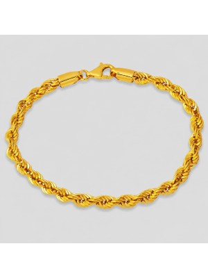 Ethem Gold 14 Ayar Halat Burgu Bileklik 3mm