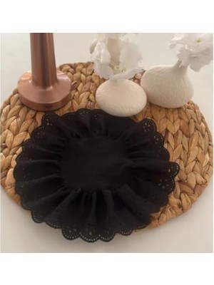 Naque Nurgita Home Fisto Fırfırlı Duck Keten Kokteyl &kahve Sunum Peçetesi (2ADET)