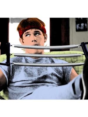Özgürce 80'ler Heartthrob Goonies Josh Brolin Ahşap Poster Dekorasyon