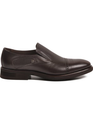 Fosco Kahve Hakiki Deri Erkek Klasik Ayakkabı 3256 M