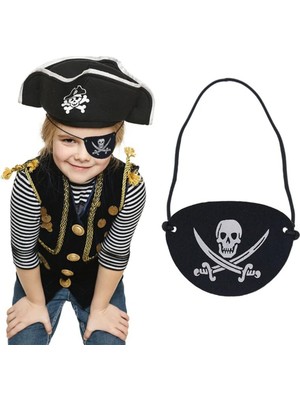 NW NessiWorld Nessiworld Vinleks Deri Korsan Göz Bandı Göz Maskesi Lastikli