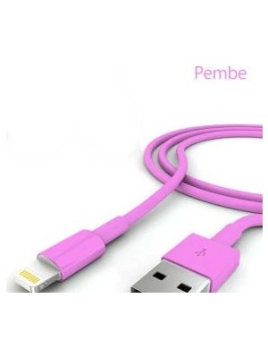 General Iphone Şarj Data Kablosu - Pembe