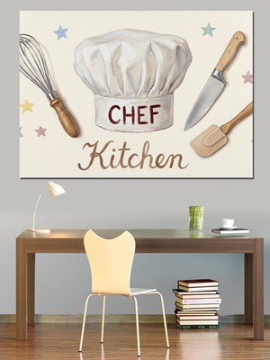 Özgürce Dekoratif Kanvas ve Mdf Ahşap Mutfak Gereçleri ile Şık Sunum