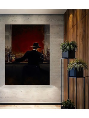 Özgürce Modern Kare Ahşap Dekoratif Tablo, Çok Amaçlı Ev ve Ofis Dekoru