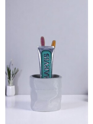 Özgürce Beyaz Renk Diş Fırçası Standı, Pratik ve Şık Tasarım