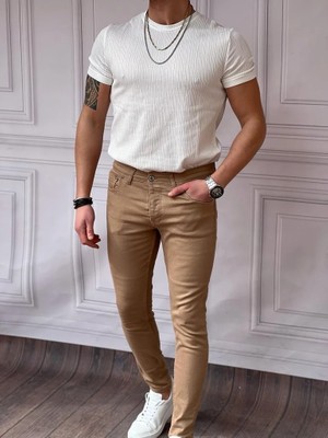 Modefendicom Süper Kalite Armür Kumaş Pamuklu Tshırt