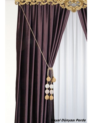 Özgürce Tavan Bağlama Ipi, Toplu Perde Bağı, Kornişe Takmalı, Özel Tasarım