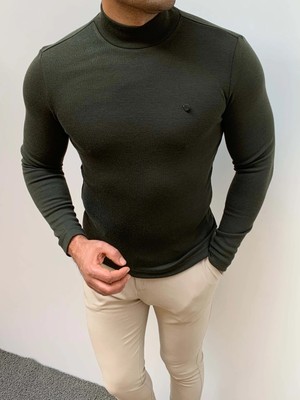 Modefendicom Slim Fit Italyan Kesim Tam Balıkçı Boğazlı Kazak