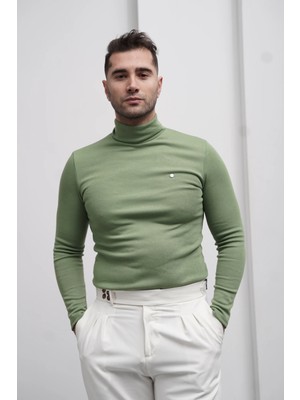 Modefendicom Slim Fit Italyan Kesim Tam Balıkçı Boğazlı Kazak