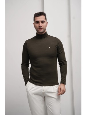 Modefendicom Slim Fit Italyan Kesim Tam Balıkçı Boğazlı Kazak