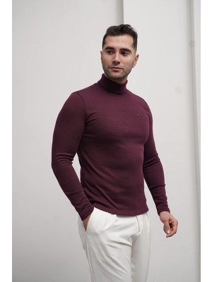 Modefendicom Slim Fit Italyan Kesim Tam Balıkçı Boğazlı Kazak