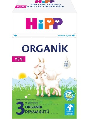 Nessi World 3 Organik Keçisütü Bazlı Bebek Devam Sütü 400 gr