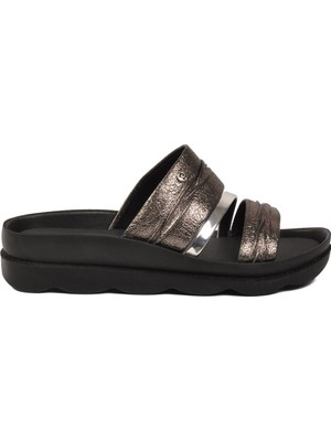 Pierre Cardin Platin Hafif Kadın Günlük Terlik PC-7523 Z