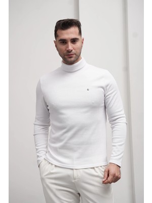 Modefendicom Slim Fit Italyan Kesim Tam Balıkçı Boğazlı Kazak