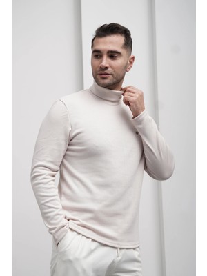 Modefendicom Slim Fit Italyan Kesim Tam Balıkçı Boğazlı Kazak