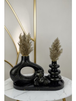 Özgürce Şık 4'lü Vazo Seti, Çiçekli Dekorasyon Aksesuarları