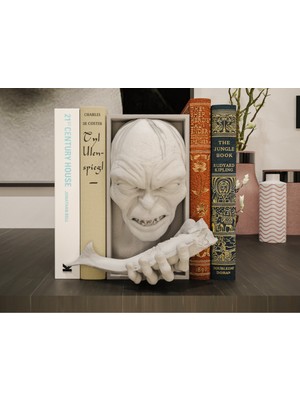 Özgürce Orta Dünya Gollum 3D Baskı Büst, Kitaplık Dekorasyonu, Koleksiyon Parçası
