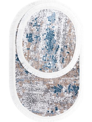 PremiumPort Yumuşak Peluş Banyo Paspas Takımı 2'li, 50X60 ve 60X100 Cm, Konforlu Kullanım