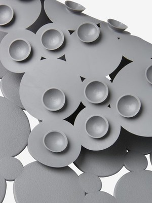 PremiumPort Pratik ve Güvenli Banyo Kaydırmazı, 45X65 Cm, Şık Gri Renk