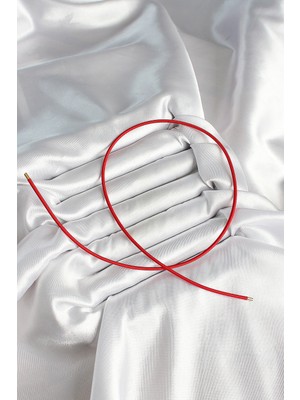 Ronanna Mıknatıslı  Koyu Kırmızı Renk Sarmal Kadın Bileklik - Lisinya