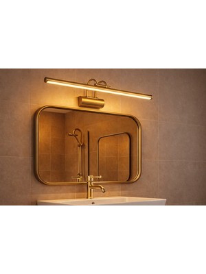Rultech Sarjlı LED Flüt Resim Aplik | 8W | 3200K Gün Işığı | 50CM | Duvar Tipi Ayna/tablo Üstü Dekoratif Işık | IP20 Iç Mekan Kullanım