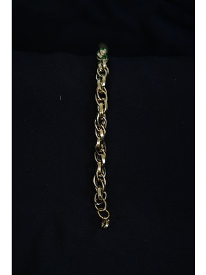 Ronanna Çelik Halat Bileklik Iç Içe Geçmeli Model Kararmaz