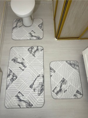 PremiumPort 60X100 Kaymaz Taban Banyo Klozet Takımı, Şık ve Güvenli Tasarım