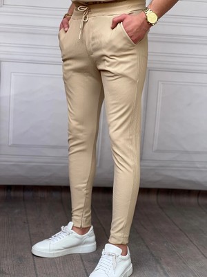 Modefendicom Paça Fermuar Detaylı Jogger Pantolon