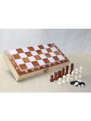 Marsilyan Ahşap Kutulu Satranç Model 2