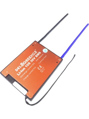 General Deligreencs - 10S 30A  Lı-Ion Bms Kartı Sensörlü Ortak Port