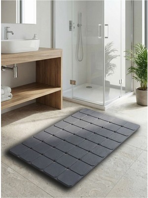 PremiumPort Katlanabilir Kaydırmaz Su Emici Banyo ve Mutfak Paspası