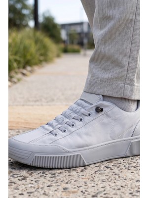 In Step Citycomfort – Gri Kapitone Dokulu Modern Unısex Sneaker