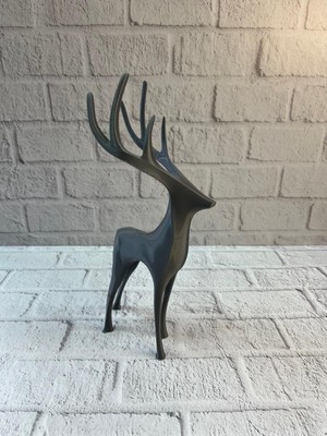 Ronanna Geyik Figürü Gri - Lisinya