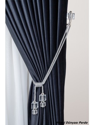 Özgürce Şık Dekoratif Perde Bağı Renso Braçol Takım, Ev Şıklığını Tamamlar