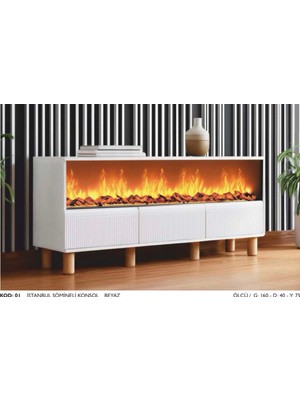 Aydın Karaca Mobilya Istanbul Şömineli Konsol