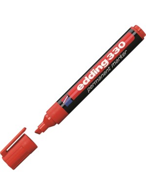 Edding Permanent Markör Kesik Uç Kırmızı ED-330