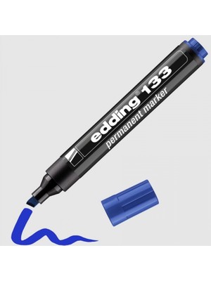 Edding Permanent Markör Kesik Uç Mavi ED-133