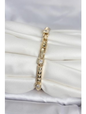 Ronanna Xuping Punta Model Gold Renk Kadın Bileklik - Lisinya