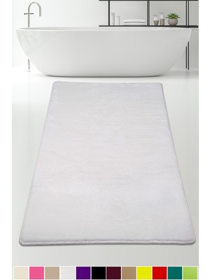 PremiumPort Peluş Banyo Paspası 80X150 cm Kaymaz ve Pufidik, Konforlu Kullanım