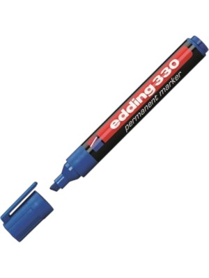 Edding Permanent Markör Kesik Uç Mavi ED-330