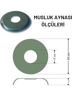 Esmo Home Musluk Aynası Rozeti (5 Adet)