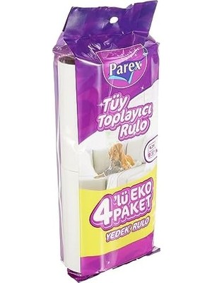 Esmo Home Premium Tüy Toplayıcı Yedek Rulo 4 Adet 30 Yaprak