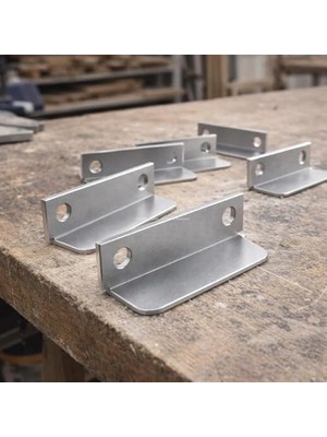 Esmo Home Çekmece Kilidi Karşılılığı, Sac, 25X10X7 Mm, Metal Gövde, Dayanıklı, Montaj Uyumlu, Mobilya, Dolap, Kapak, Kilit, Sabitleme Parçası, Çinko Alaşımlı, Sabitleme Uygunluğu Yüksek (25 Adet)