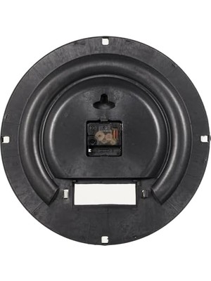 Esmo Home 36 cm Gerçek Cam Akar Saniye Sessiz Mekanizma Dekoratif Duvar Saati MR34