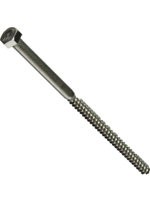 Esmo Home The Group 964597 5/16 x 6 Inç Paslanmaz Çelik Altıgen Uçlu Vida, 10'lu Paket