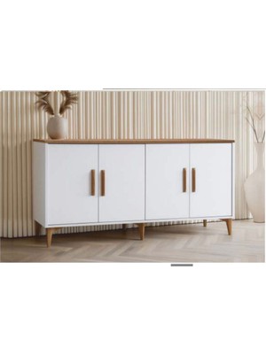 Aydın Karaca Mobilya Antep Beyaz / Ceviz