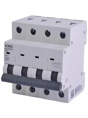 Esmo Home 4VTB-4C63 Otomatik Sigorta 4,5ka C Tipi 4 Kutup 63A