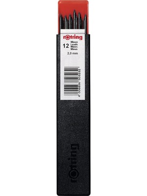 Esmo Home Rotring  Mekanik Kalem Ucu, 2,0 Mm, Hb (Ambalaj Değişiklik Gösterebilir)