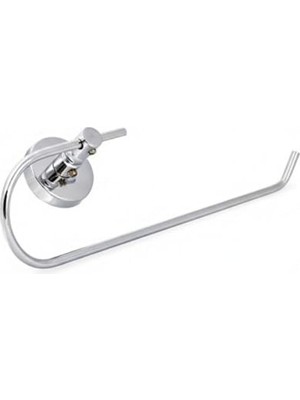 Esmo Home Krom Kağıt Havluluk – Duvara Monte Vidalı Metal Kağıt Havlu Askısı 26 Cm, Parlak Krom Mutfak Aksesuarı
